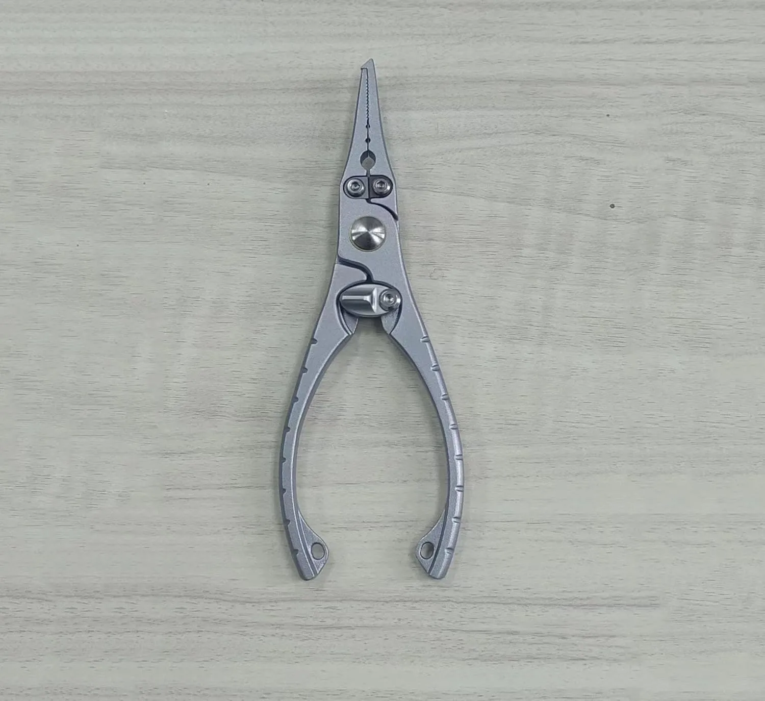 1 pcs Stainless Steel Fishing Pliers, Salt Water Resistant Hook Remover, Fishing Tools with Safety Lock, Open Ring Pliers, Tungsten ca