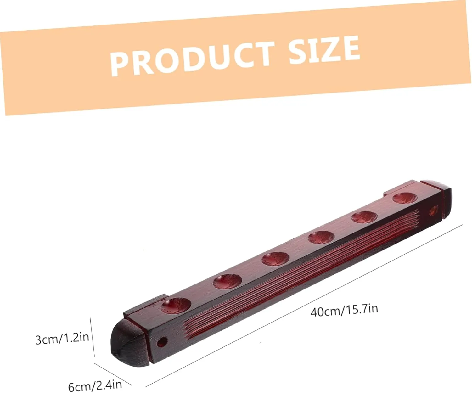 1 Set Wall Stand Multi Hole Billiard Rack for Pool Table Durable Decorative Holder for Billiard Poles Fishing Rods Trekking Poles Easy Installation