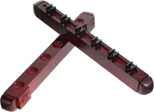 1 Set Wall Stand Multi Hole Billiard Rack for Pool Table Durable Decorative Holder for Billiard Poles Fishing Rods Trekking Poles Easy Installation