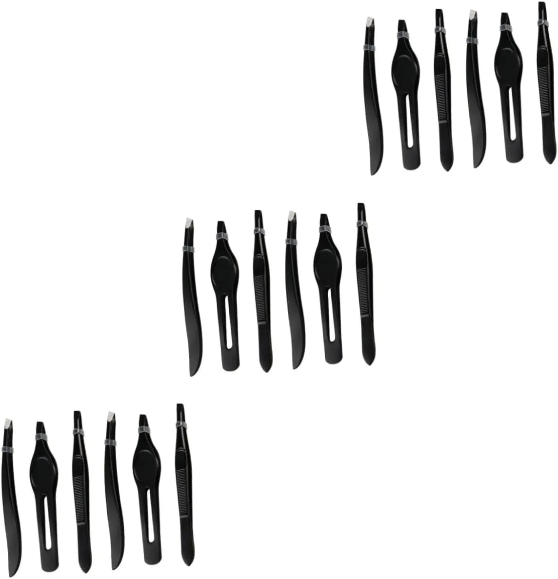 1 Stainless Steel Eyebrow Makeup Tool Ergonomic Mini Eyebrow Clips for Precision Grooming Women