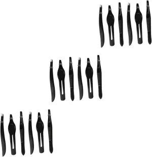 1 Stainless Steel Eyebrow Makeup Tool Ergonomic Mini Eyebrow Clips for Precision Grooming Women