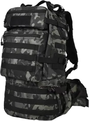1000D Nylon Tactical Backpack Outdoor Rucksacks Tactical Sports Camping Hiking Trekking Hunting Bag Backpack With Frame(CAMO)