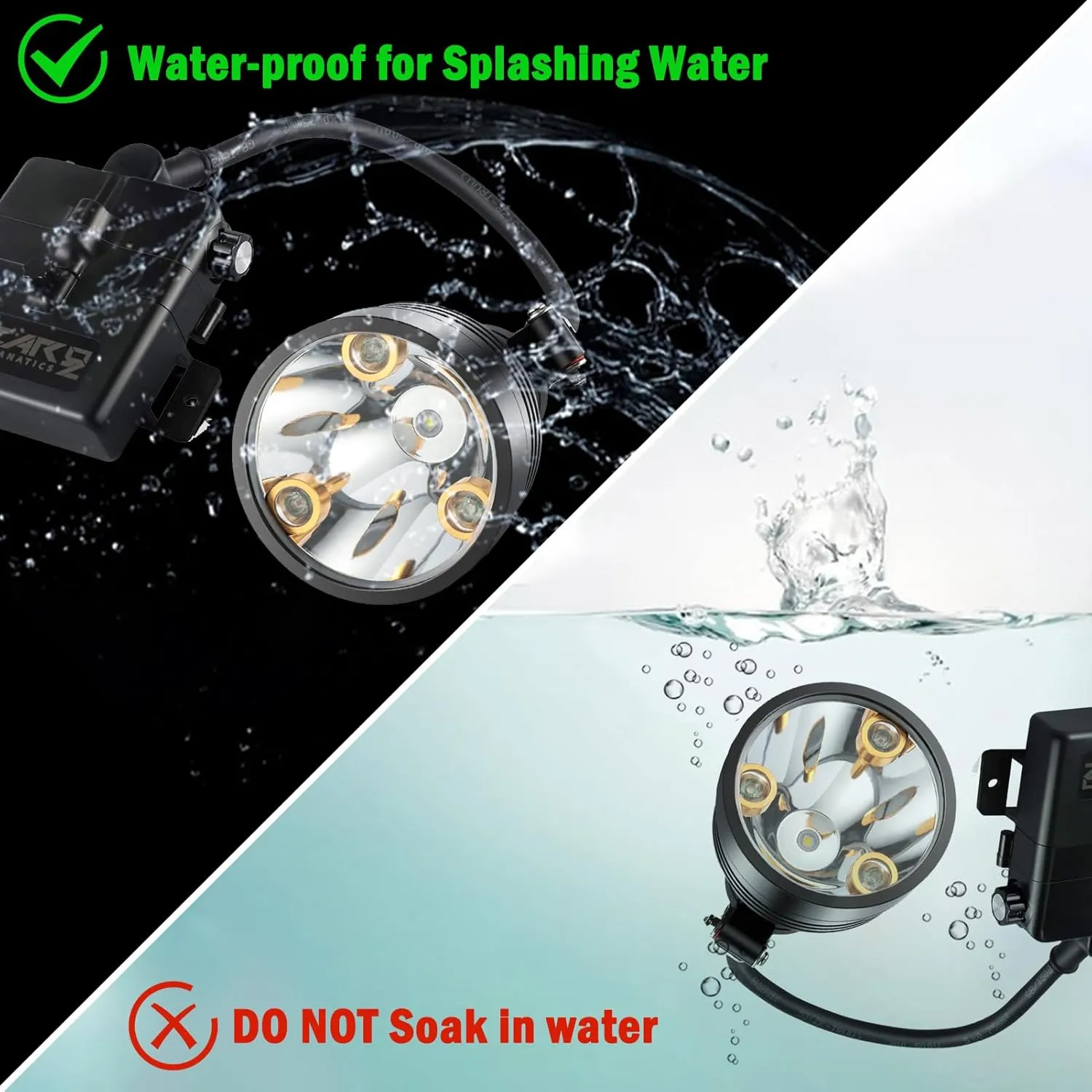 10W Coon Hunting Lights Headlamp for Coyotes Hog Predators, Rechargeable & IPX5 Waterproof, 6 Lighting Modes, 550 Lumens Bright 4-Color LED (White Red Green Amber) with Black Hunting Hat