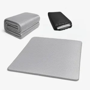 11 cm Thickened Double-Sided Outdoor Aluminum foil Foam mat: It can be Rolled up for Storage, is Waterproof and Moisture-Proof, and is Suitable for Hiking, Beach Activities and Camping