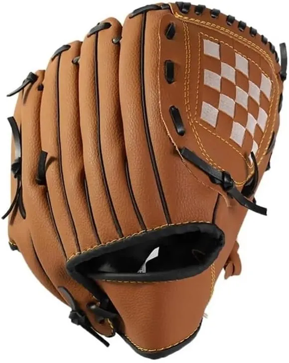 12IN Pro Baseball Glove Infield Outfield Youth to Adult Sizing Soft T Ball Training Glove Premium Leather Catch Mitt Options Durable Game Ready Baseball Accessories