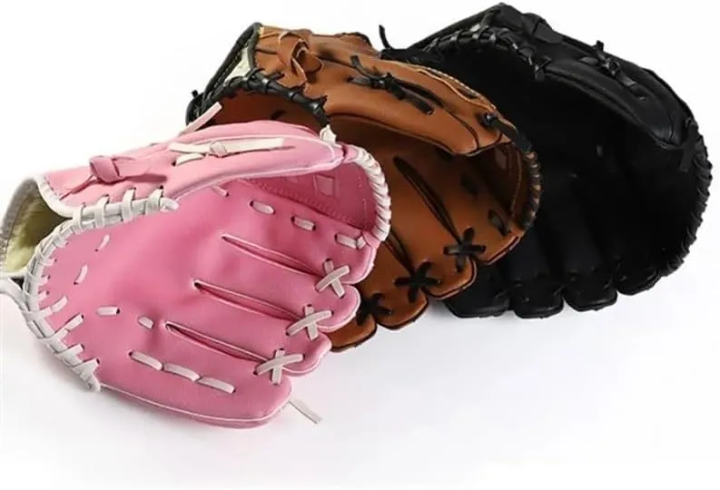 12IN Pro Baseball Glove Infield Outfield Youth to Adult Sizing Soft T Ball Training Glove Premium Leather Catch Mitt Options Durable Game Ready Baseball Accessories