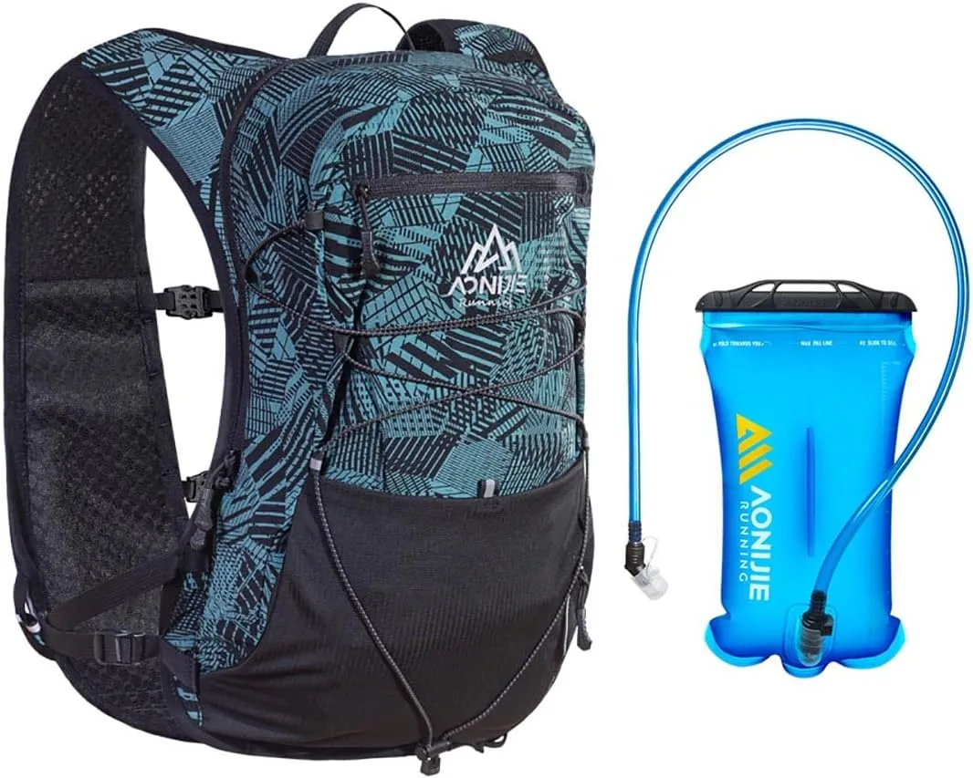 12L Running Vest for Women Men Breathable Lightweight Hydration Pack Backpack for Outdoor Trail Running Hiking Off-Road Cycling Marathon
