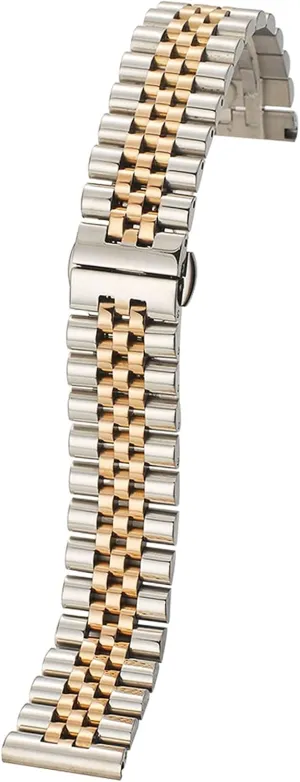 12mm14mm16mm17mm18mm19mm20mm21mm22mm Bracelet Stainless Steel Metal Bracelet Hollow Arc Interface, with Replacement Tool Pin Bracelet