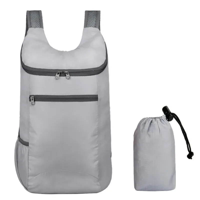 15L Waterproof Folding Backpack - Ultralight Camping Daypack for Outdoor Traveling Hiking Cycling