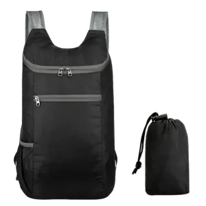 15L Waterproof Folding Backpack - Ultralight Camping Daypack for Outdoor Traveling Hiking Cycling