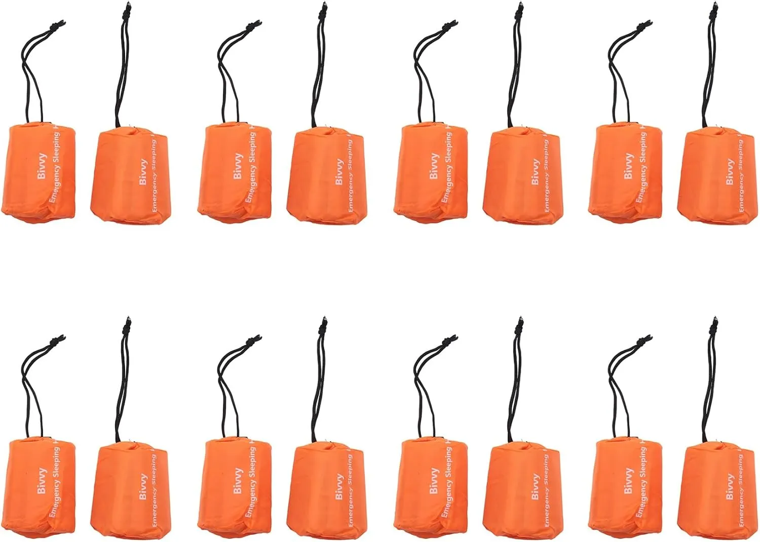 16-Pack Emergency Sleeping Bag Thermal Waterproof Survival Blanket for Outdoor Camping Hiking