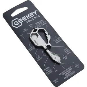 16  tools in 1 stainless steel key shaped pocket tool
