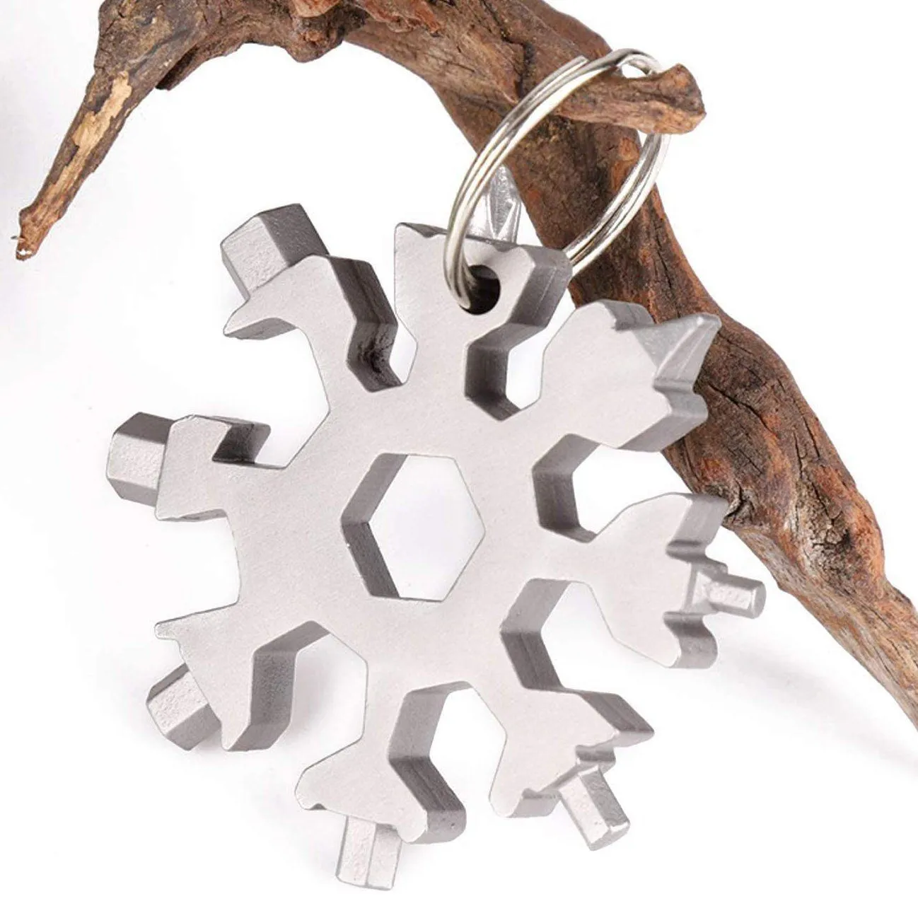 18-in-1 Multi-Tool Stainless Steel Snowflake-Shaped Tool