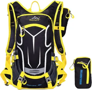 18L Cycling Rucksack Lightweight Bike Backpack Running Daypack for Fitness Hiking Climbing Camping Skiing Biking Trekking