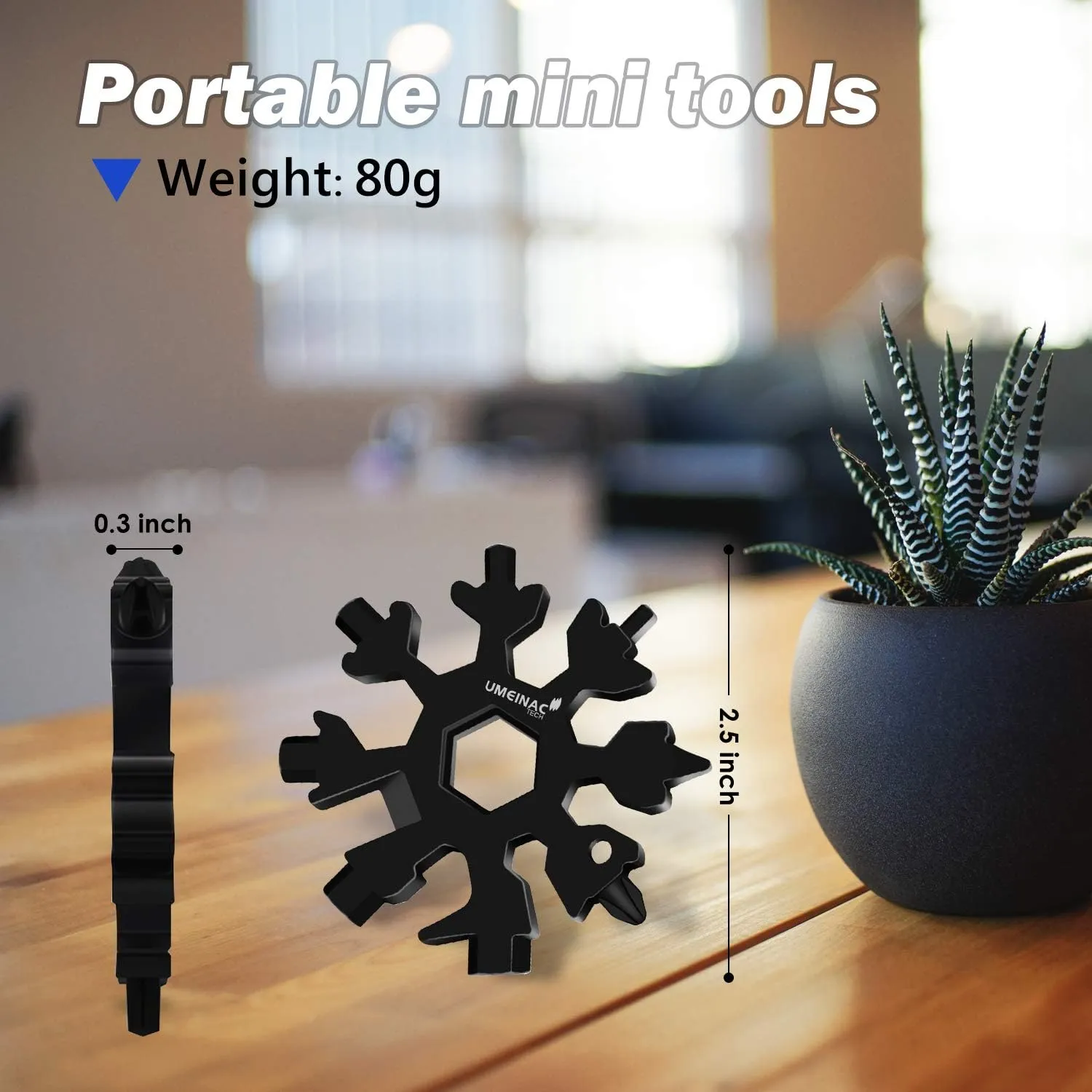 19 in 1 Snowflake Multitool Keychain Multi-Tool, 3 Pack Keychain Multi Tool Snowflake Wrench Screwdriver Bottle Opener Key Chain Tools Gadgets For Men