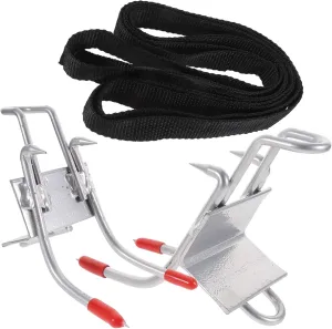 1Pair Tree Climbing Spikes Skid Fixing Tool for Hunting Observation and Durable Shoe Spikes for Portable Tree Climbing Gear