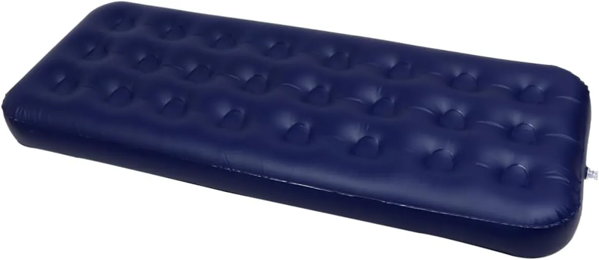 1pc Air Mattress Bed for Single Use Lightweight Compact Outdoor Camping Beach and Home Sleep