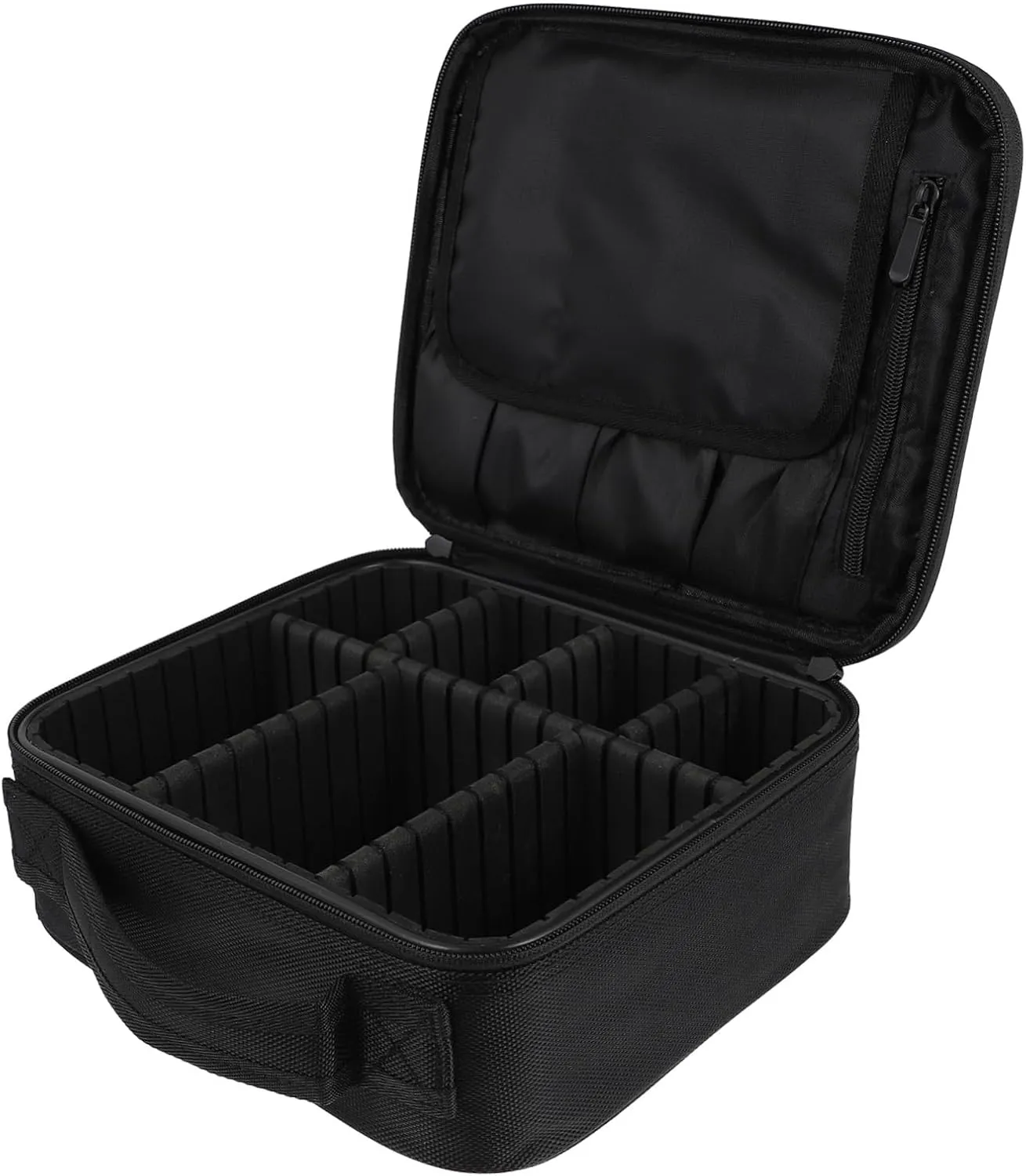 1Pc Makeup Brush Storage Pouch Durable Travel Makeup Tool Box for Organizing Cosmetics Portable Hand Held Makeup Case for Home Travel Use Scratch Resistant Design