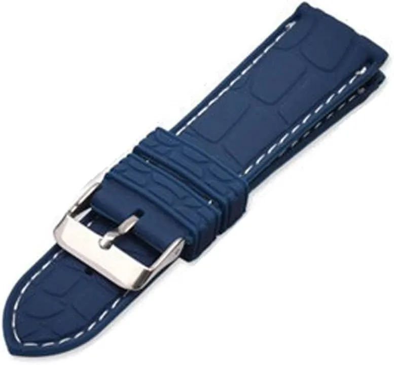1PC Silicone Watch Band, 20mm 22mm Waterproof Waistband Replacement for Men and Women