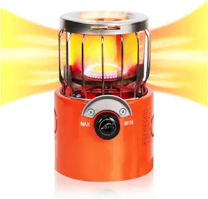 2 in 1Portable Propane Heater & Stove, Outdoor Mini Camping Gas Stove Camp Tent Hunting Blind Heater Butane Heaters For Backpacking Hiking Hunting (tent heater for camping)