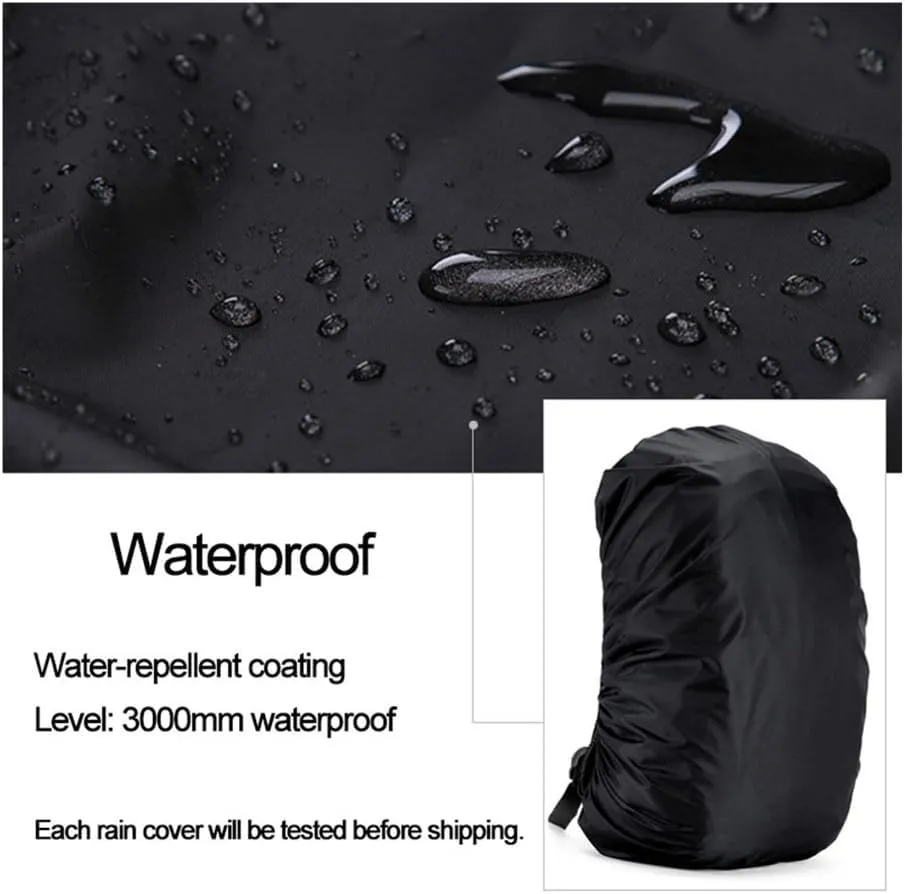 20-80L Lightweight Nylon Water Resistant Waterproof Backpack Outdoor Camping Hiking Travel Cycling Rain Cover Dust Cover