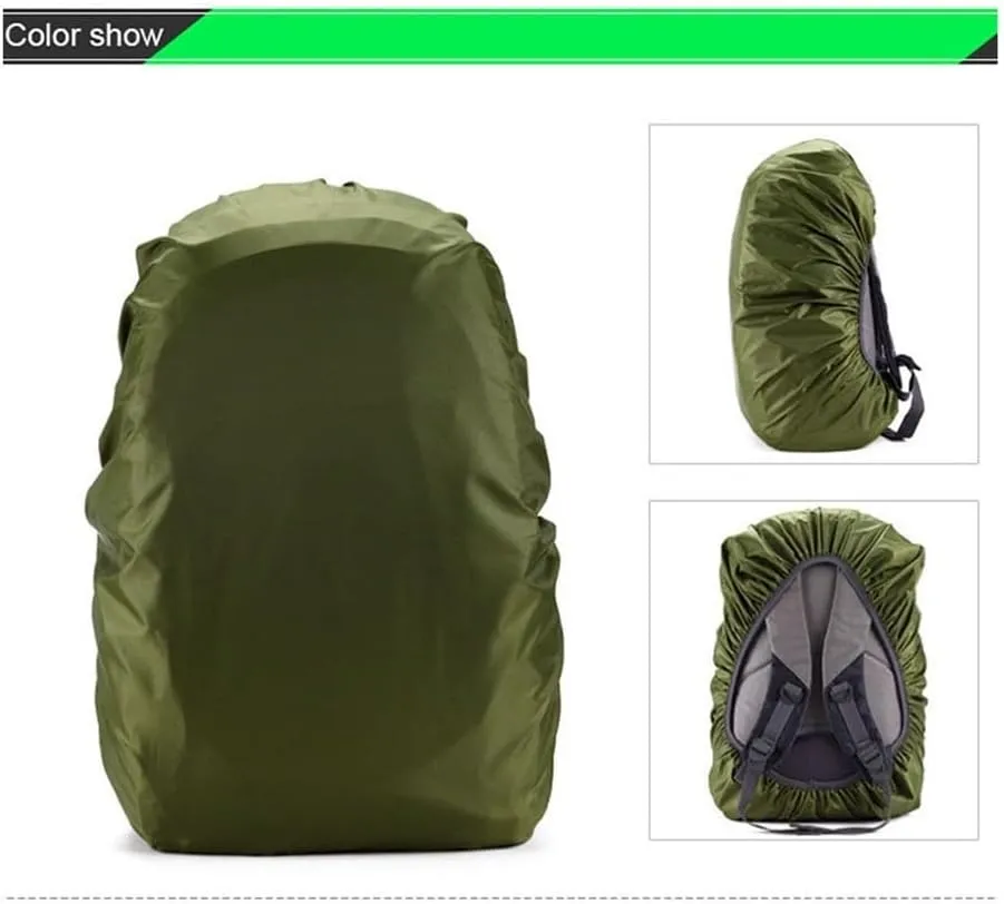 20-80L Lightweight Nylon Water Resistant Waterproof Backpack Outdoor Camping Hiking Travel Cycling Rain Cover Dust Cover
