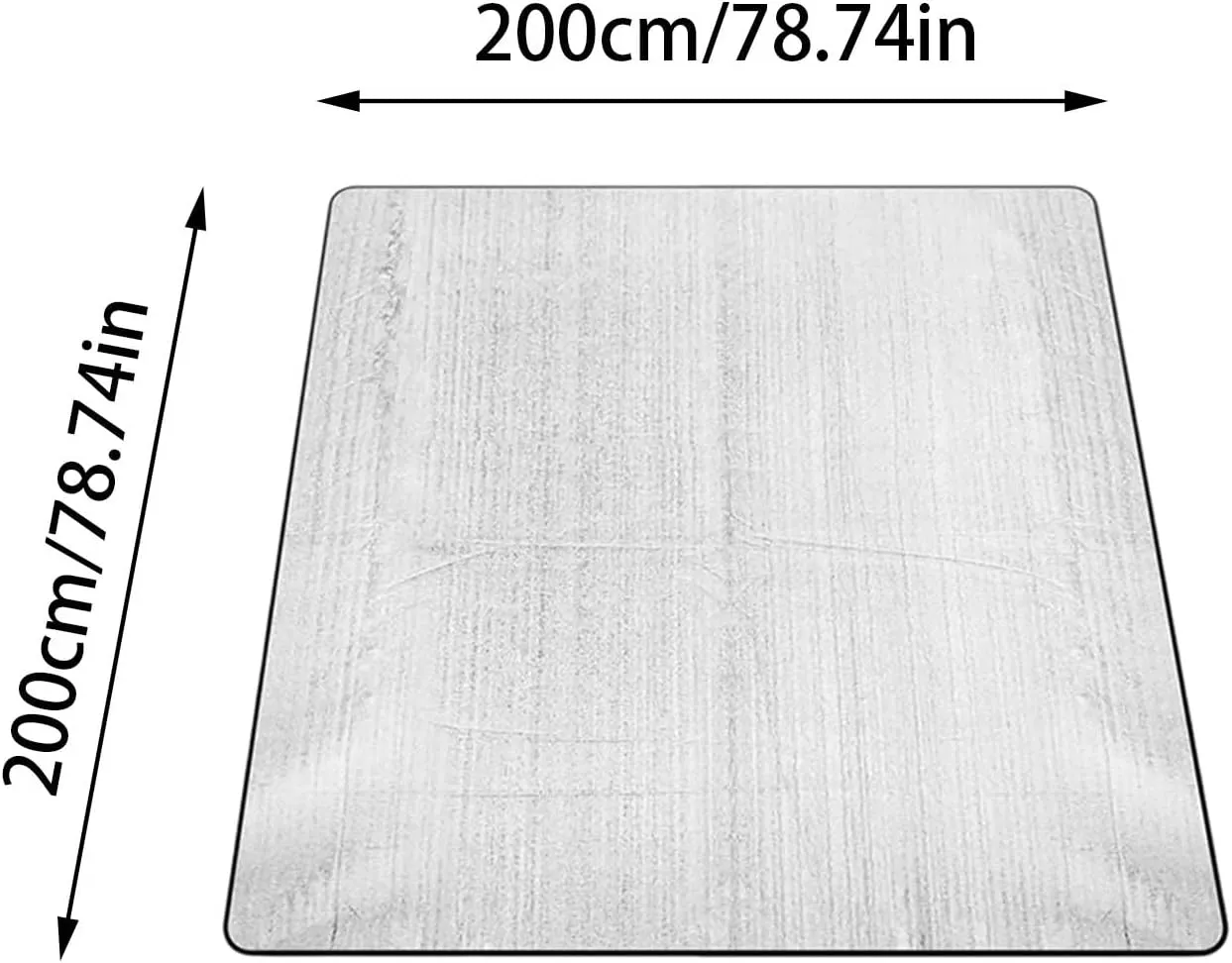 200 * 200CM Camping Mat, Aluminium Foil Waterproof Foam Sleeping Mat, Sleeping Roll Pad of Aluminum Foil, Foldable Double Sided Tent Mat for Outdoor Camping, Hiking, Picnic