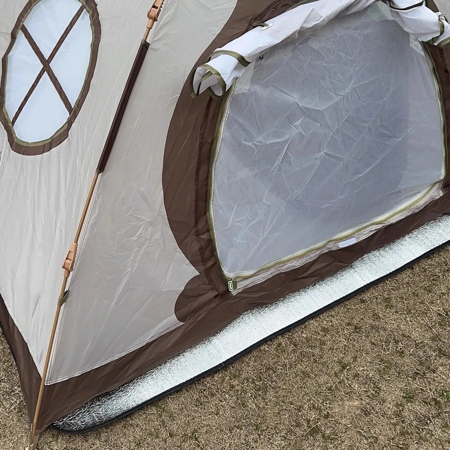 200 X 150 cm Ground Mat Camping Aluminum Mat Double-Sided Foam Insulating y Aislante Thermal Waterproof Foldable Sleeping Mat Tent Pad Ultralight Floor Mat