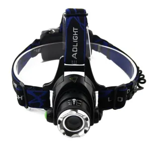 2000LM HP79 Head Light Head Lamp XM-L T6 Led Rechargeable Headlamps Headlights Lamp lights By 18650 Battery Charger