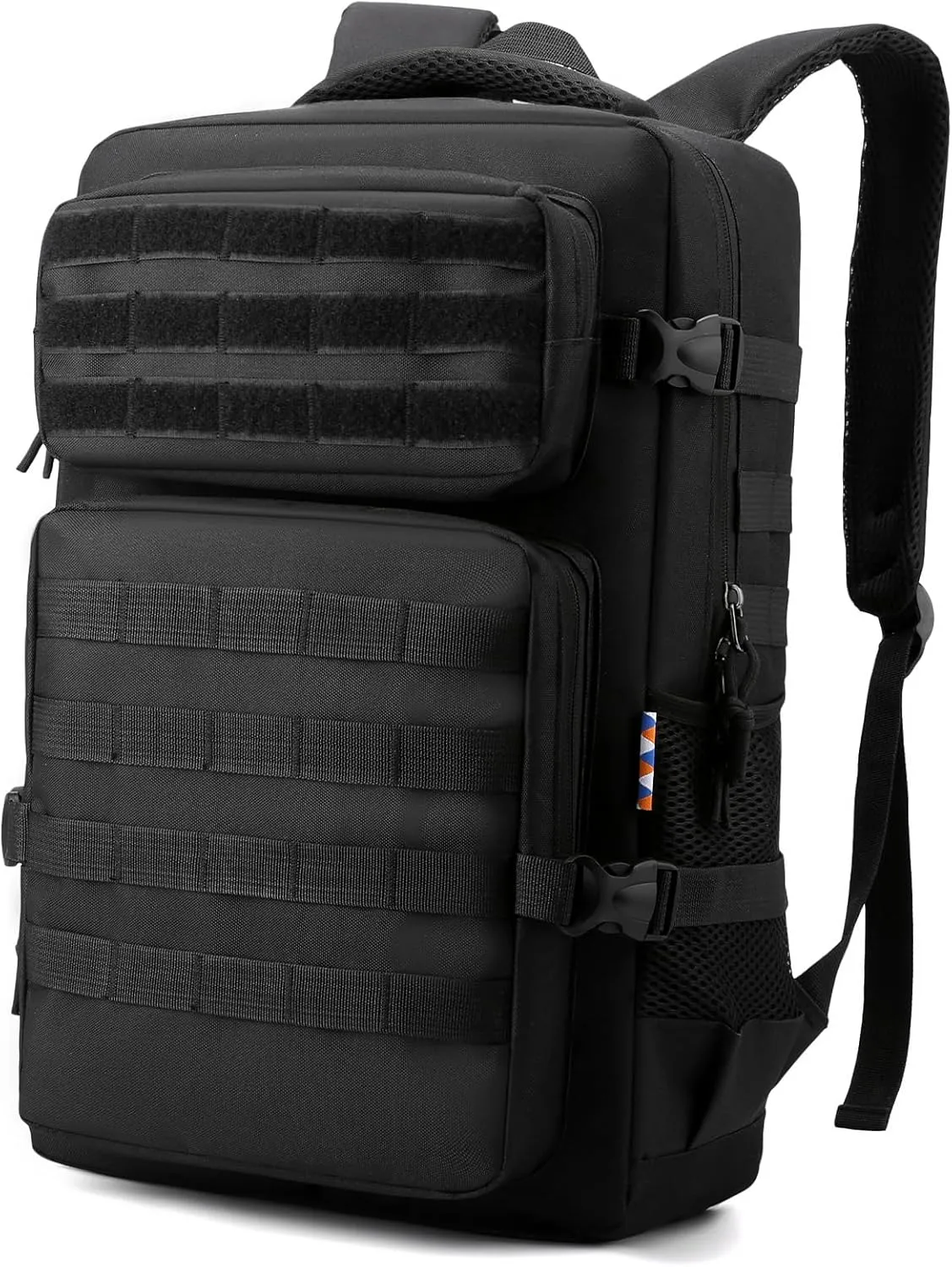 20L Tactical Backpack for Men Women, Waterproof Molle Military Backpack, Small Assault Pack Bag, Rucking Backpacks for Hunting Hiking Shooting, Black