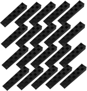 20pcs Useful Cushion Pads for Window Door Installation Durable Plastic Leveling Shims Multi-Functional Wedges for Construction
