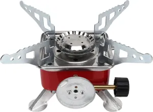 2800W Camping Stove Electronic Ignition Backpacking Stove Portable Butane Gas Stove with Storage Bag Durable Reliable for Outdoor Picnic Barbecue