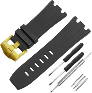 28mm Rubber Watch Band for Audemars Piguet Royal Oak Offshore AP Watch Men 15703 15710 Outdoor Sports Wristband Accessory Watch Strap Replacement