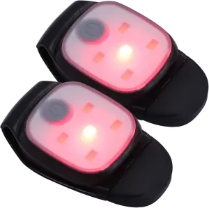 2Pcs Clip LED Night Running Lamp Rechargeable Safety Light for Outdoor Activities for Jogging Camping and Inspections Durable and Bright Illumination