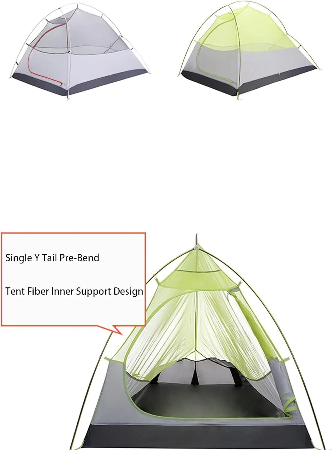 3-4 Season 20D Camping Tent Outdoor Ultralight Hiking Backpacking Hunting Waterproof Windproof Rainproof Camping Beach Equipment