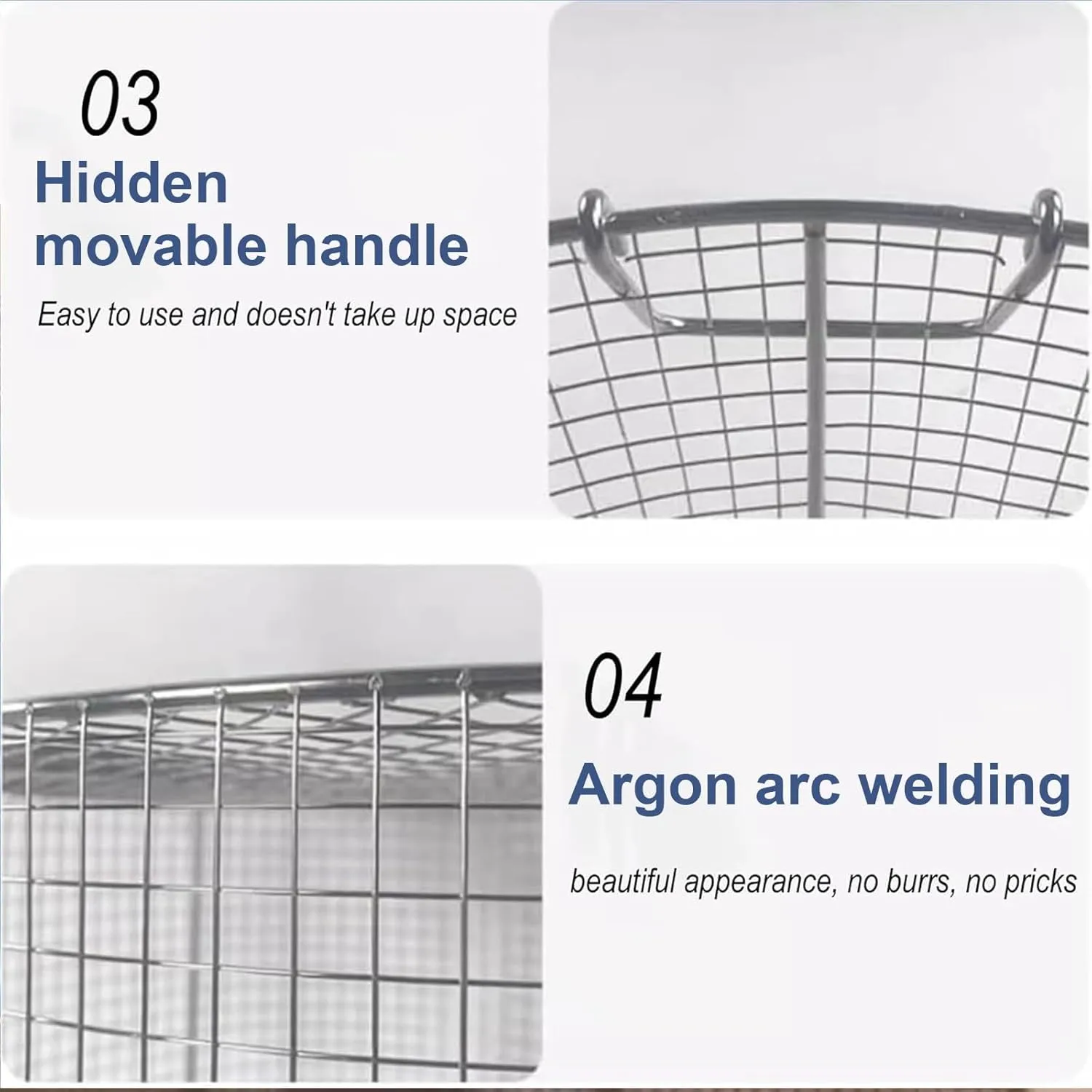 304 Stainless Steel Round Sterilization Basket with Handle, Round Sterilization Baskets, Ultrasonic Cleaning, Laboratory, Dental Use(30x30x20cm/11.8x11.8x7.9in)