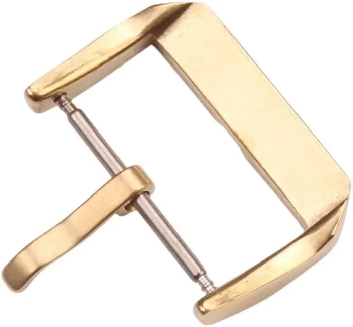 316l Solid Stainless Steel Watchband Buckle Middle Brushed Men Women Fashion Watch Strap Clasp 16 18 20 22mm Clock Accessories