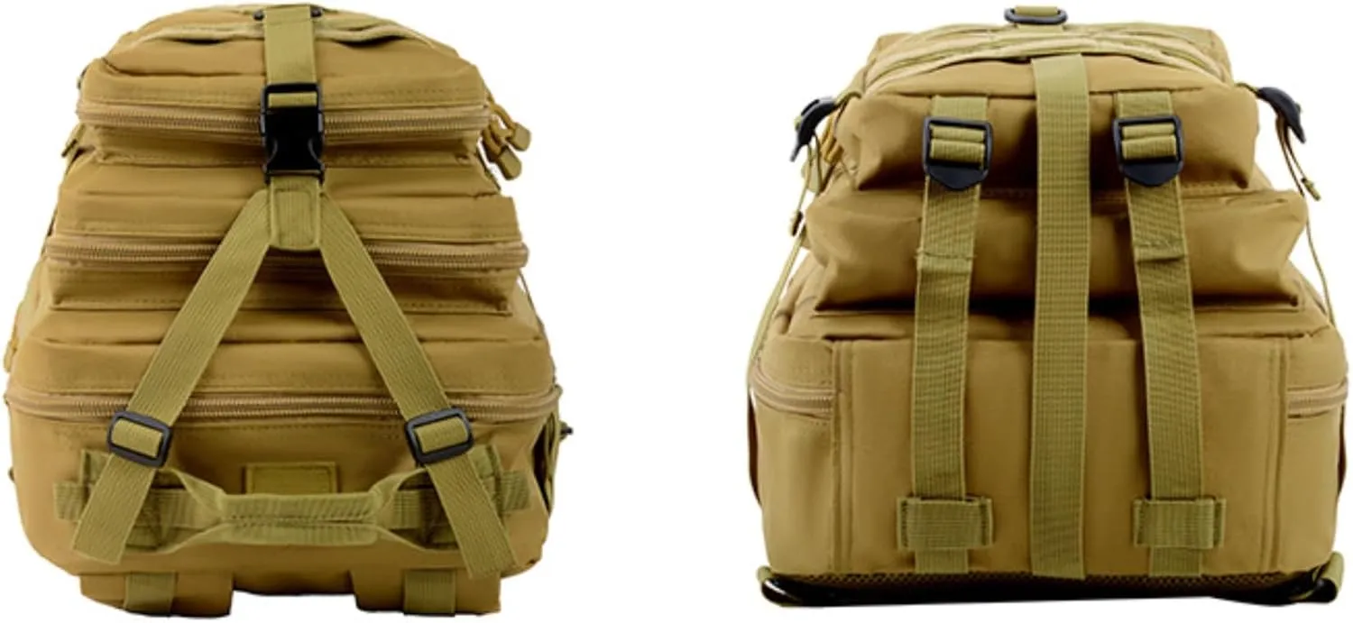 35L Waterproof Hiking Tactical Backpack Lightweight & Ergonomic Design for Camping, Trekking, Outdoor Adventures (ACU)