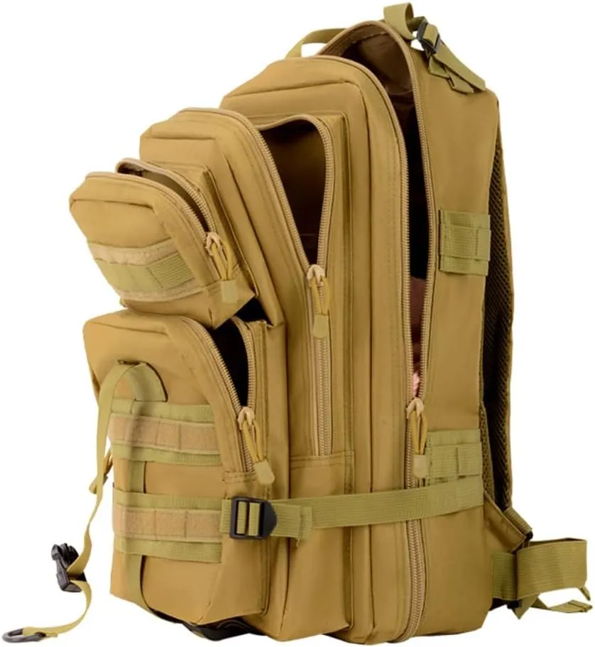 35L Waterproof Hiking Tactical Backpack Lightweight & Ergonomic Design for Camping, Trekking, Outdoor Adventures (ACU)