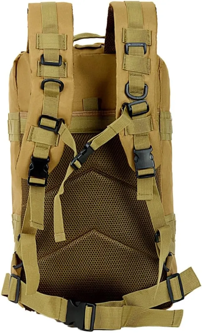 35L Waterproof Hiking Tactical Backpack Lightweight & Ergonomic Design for Camping, Trekking, Outdoor Adventures (ACU)