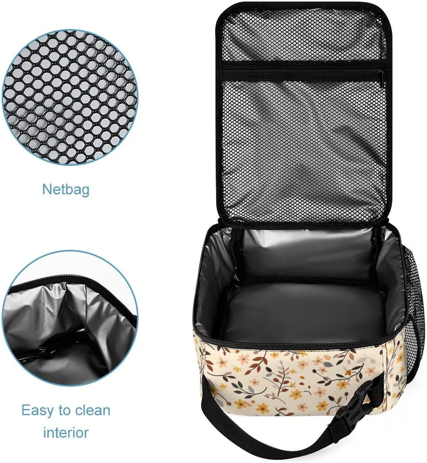 3PCS Backpack with Lunch Box & Pen Case, 16.2 Inch Ergonomic Straps Backpack, Cute College Backpack for Traveling Daypack