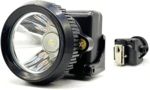3W Super Bright Headlamp, Portable Head Mounted Rechargeable Mining Lampnight Light for Flood Rescue and Marine Use, Outdoor Adventure