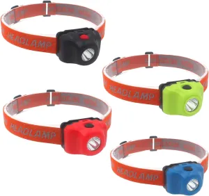 4 Pack LED Headlamp 5W Super Bright Single Mode Flashlight Headlight Waterproof Lightweight for Adults and Kids, Running Camping