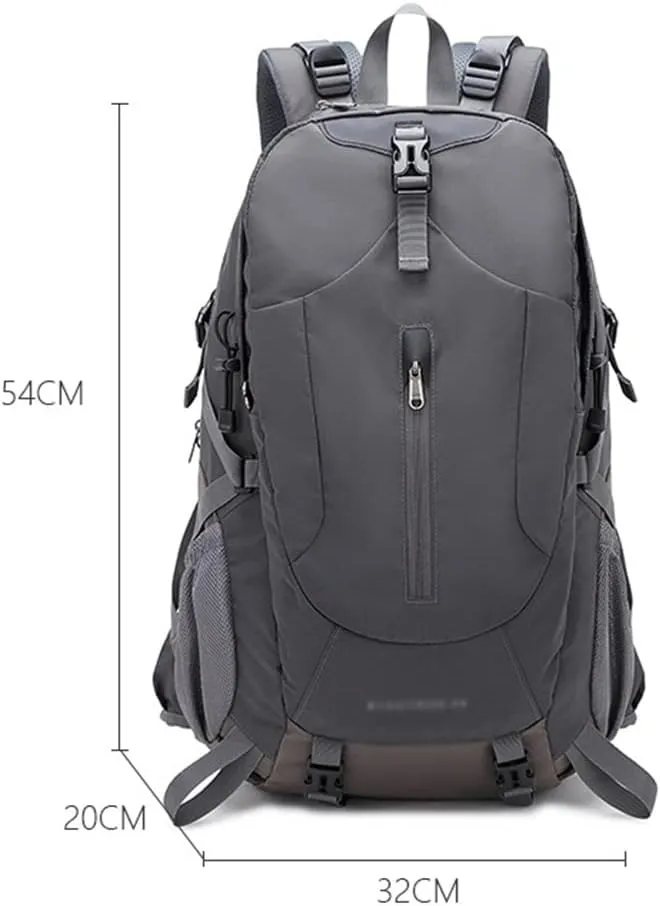 40L Hiking Backpack Outdoor Mountaineering Bag Large Capacity Travel Sports Backpack(A)