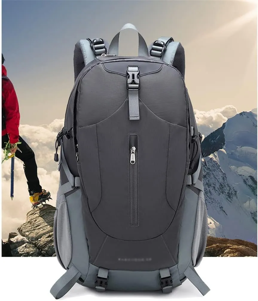 40L Hiking Backpack Outdoor Mountaineering Bag Large Capacity Travel Sports Backpack(A)