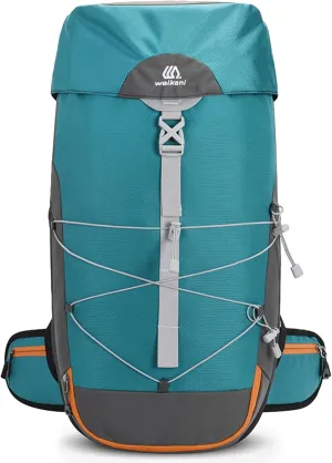 40L Large Capacity Lightweight Insulated Hydration Backpack Shoulder Leisure Outdoor Backpack Sports Backpack for Running Hiking Cycling Camping,lightweight backpack(Blue Green)