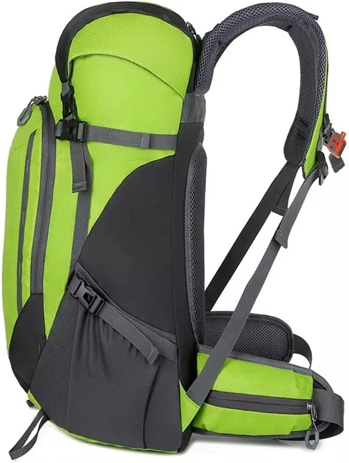 40L Mountaineering Backpack Outdoor Multi Pocket Bag Travel Camping Mountaineering Bag(E)
