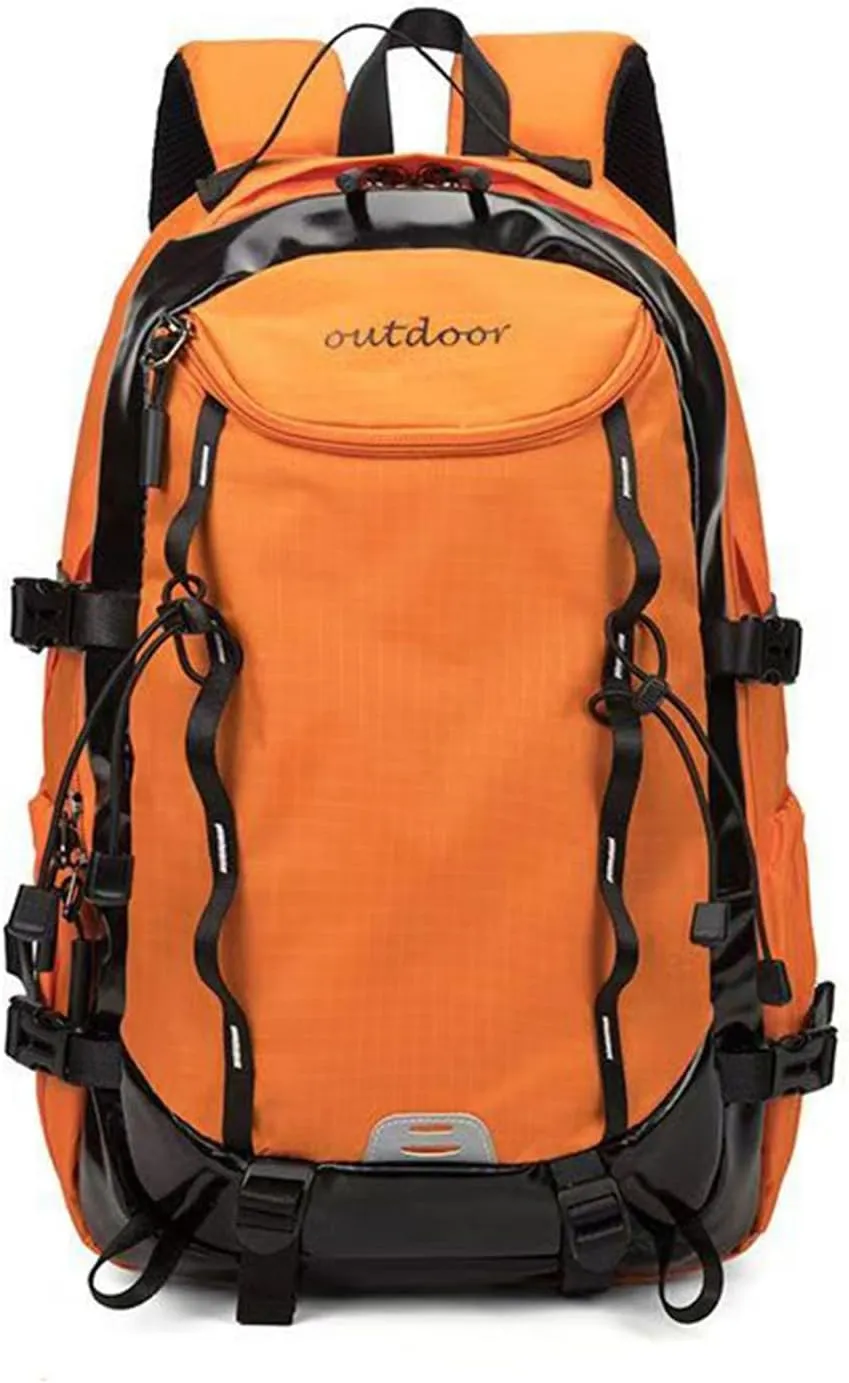 40L Waterproof Lightweight Hiking,camping,travel Backpack for Men/Women (Orange,40L)