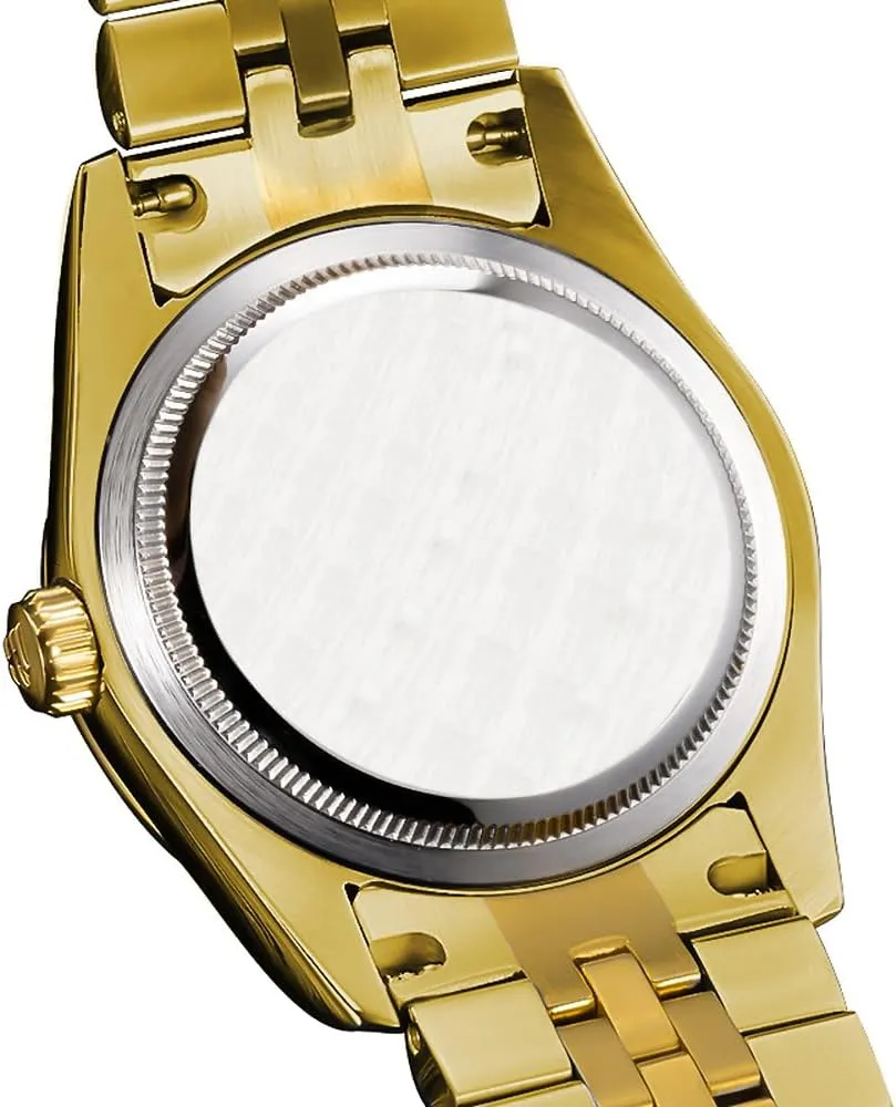 41MM Mens Luxury Quartz Watch with Calendar Luminous Waterproof Wrist Watches
