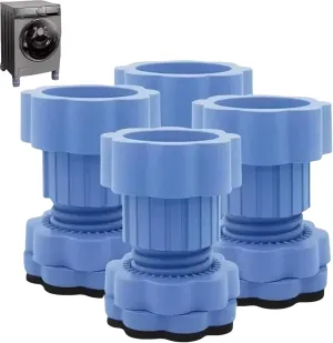 4/8Pcs Universal Heightening Shock-Absorbing Anti-Slip Base for Washing Machines and Refrigerators, Washing Machine Vibration Absorber Support Stands (4Pcs)